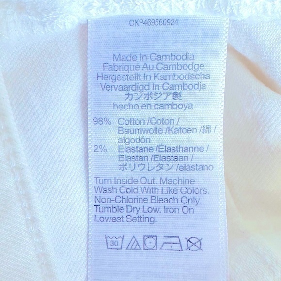 NWT Madewell The Perfect Vintage Wide-Leg Crop Jean Perfect White Size 24W - Picture 9 of 15